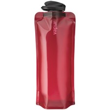 Vapur Wide Mouth Bottle 1L Eclipse Reusable Freezable Foldable Portable Burgundy