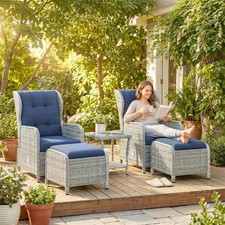 Recliner Rattan Garden