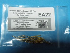 25 Pcs Gold plated brass pcb