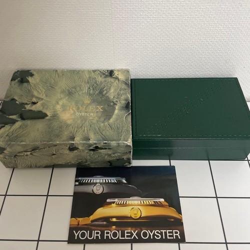 Rolex watch box case - box, green