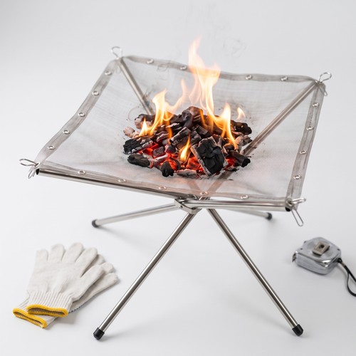 Folding fire pit - folding, 42cm