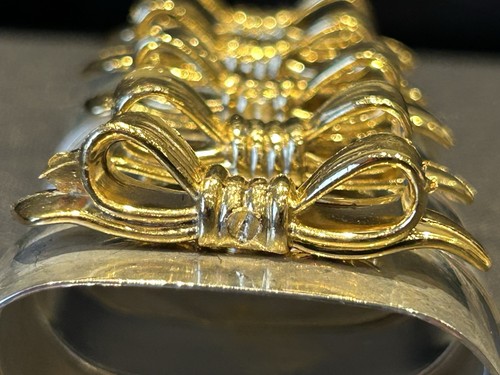 Vintage bow napkin rings - napkin, set