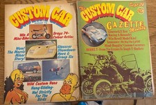 2 ISSUES CUSTOM CAR MAGAZINE  AUGUST SEPTEMBER 1974 COMPLETE