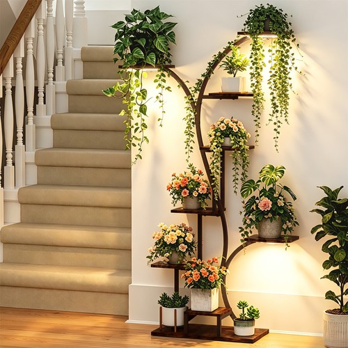 Vintage tall plant stand - tall,
