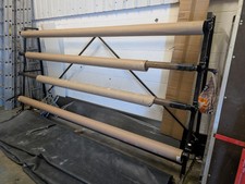 4 ROLL SINGLE SIDED EPDM RUBBER ROOFING ROLL STAND 3.6M - Good condition