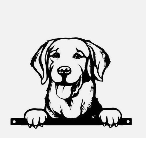 Labrador retriever silhouette - retriever,