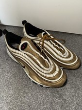 Nike Air Max 97 Metallic Gold Uk Size 10.5