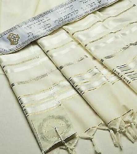 100 wool tallit - 100%,