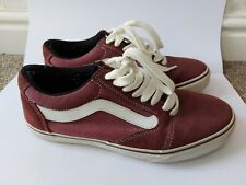 Vans TNT Five Trainers Suede Uk 7.5 maroon skateboard trainers