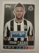 Topps Premier League sticker 2013 2014 #220 Cabaye Newcastle United unused