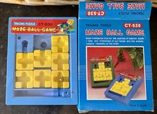 MAZE BALL GAME Tracing Puzzle