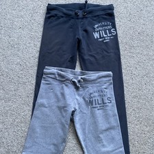 2 Pairs Womens Jack Wills University Outfitters Joggers Tracksuit Bottoms  
