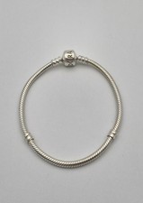 Pandora Moments 925 Sterling Silver Snake Chain Bracelet 18cm 