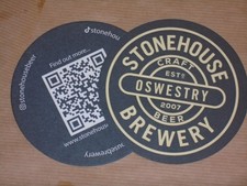 SECOND CHANCE - Stonehouse Brewery beermat