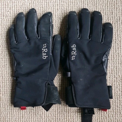 Rab cascade gloves black large - rab,