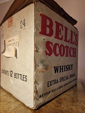 RARE 1960s BELLS SCOTCH WHISKY Extra Special Brand Empty Box no metric indicator