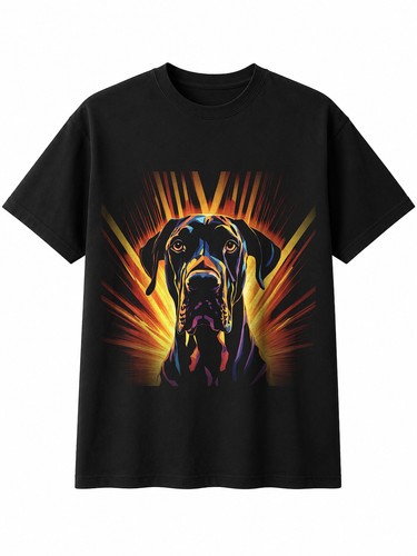 Graphic great dane geometric - great,