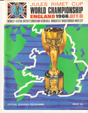 Jules Rimet World Cup 1966 Official Souvenir Programme July 11-30