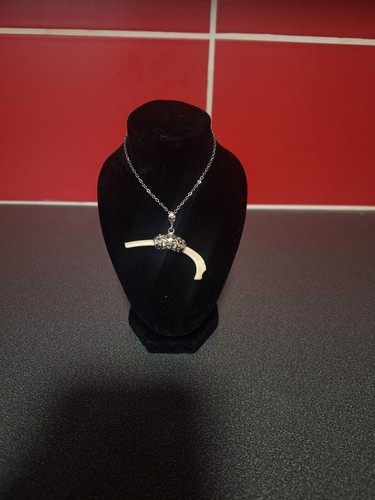 Taxidermy jewellery fox rib - fox,