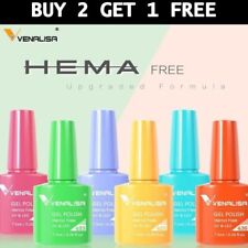 VENALISA Gel Nail Polish Hema Free - 60 colours Varnish Soak Off Glitter Sparkle