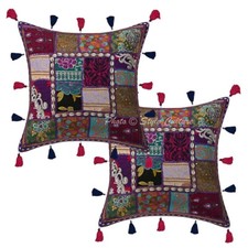 Patchwork Cushion Cover Indian