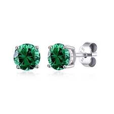 Sterling Silver May (Emerald