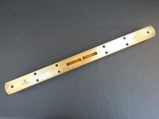 Vintage large hardwood & brass 18" level military by W Marples & Sons