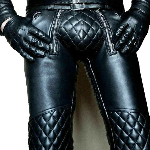 Men real leather quilted - real,