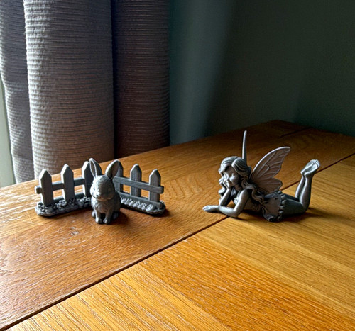 Fairy figurine rabbit - figurine,