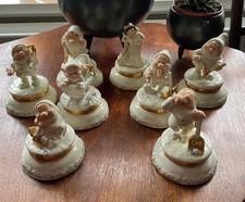 Lennox Snow White & 7 Dwarfs Porcelain, Swarovski Crystal treasure boxes. Disney