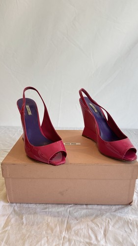 Miu hot pink patent - miu,