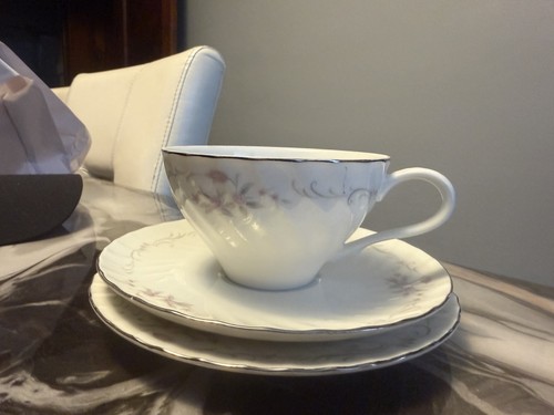 Vintage tea party set gold - vintage,