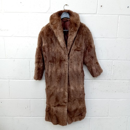 Womens vintage brown rabbit - womens,