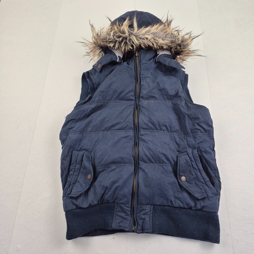Fat face gilet blue womens - gilet,