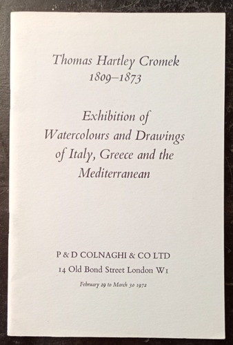 Thomas hartley cromek - thomas,