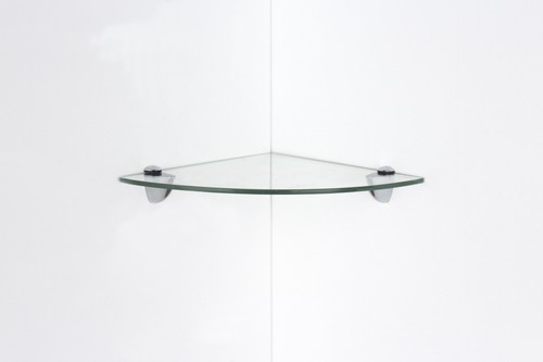 Floating corner wall shelf kit - floating,