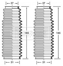 BORG & BECK Front Steering