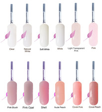 Nail Acrylic Powder Refill Bag Clear Peach Pink Nails Cover Koi nails Europe Pro