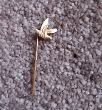 Pheasant Gold Colour Stick Pin Badge - Retro 5cm approx