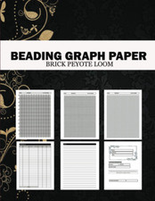 Beading Graph Paper Brick Peyote Loom: Seed Bead Graph Paper with Multiple Patte