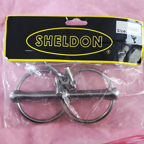Sheldon metal breaking snaffle - metal,