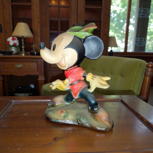 Vintage plaster mickey - vintage,