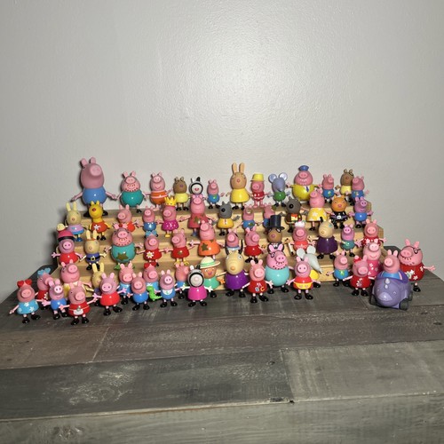 Peppa pig figures lot - peppa, 60+