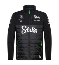 Stake F1 Kick Sauber Team Official Team Seasonal Padded Hybrid Jacket Black