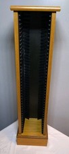 Vintage Wood Effect CD Rack