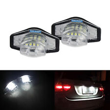 2x Canbus LED License Number Plate Light Lamp For Honda Crosstour CR-V FR-V HR-V