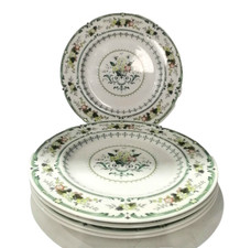 Royal Doulton 5 Dinner Plates English Translucent China Provencal TC 1034