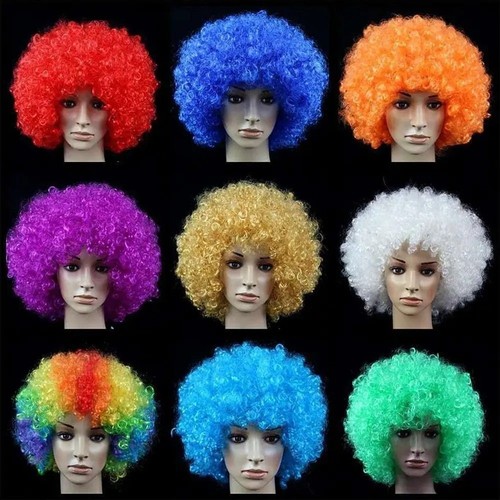 Curly afro fancy - fancy, wigs