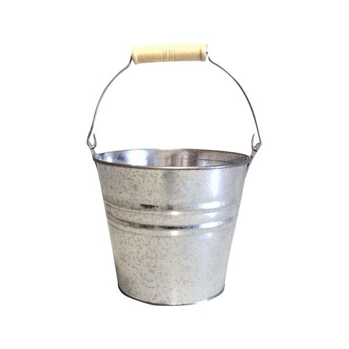 Medium bright zinc bucket - medium,