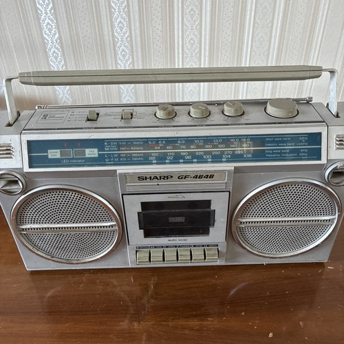 Vintage 1980s sharp - sharp, boombox